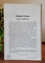 Load image into Gallery viewer, Political Culture by Walter A. Rosenbaum