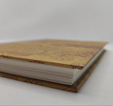 Load image into Gallery viewer, A5 Handmade Notebook - Tobacco, Burgundy Lotka Paper