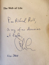Load image into Gallery viewer, The Web of Life: A New Scientific Understanding of Living Systems by Fritjof Capra (Signed)