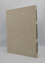 Load image into Gallery viewer, A5 Handmade Longstitch Notebook - Linen Speckle, Marbled
