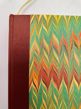 Load image into Gallery viewer, A5 Handmade Notebook - Sea Green, Yellow, Burgundy
